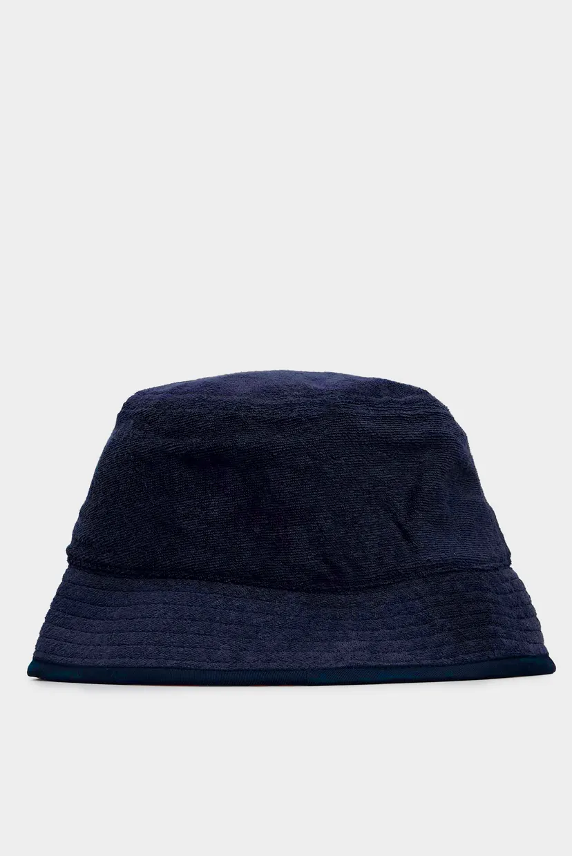 Мужская темно-синяя панама TH FLAG FABRIC BUCKET 3