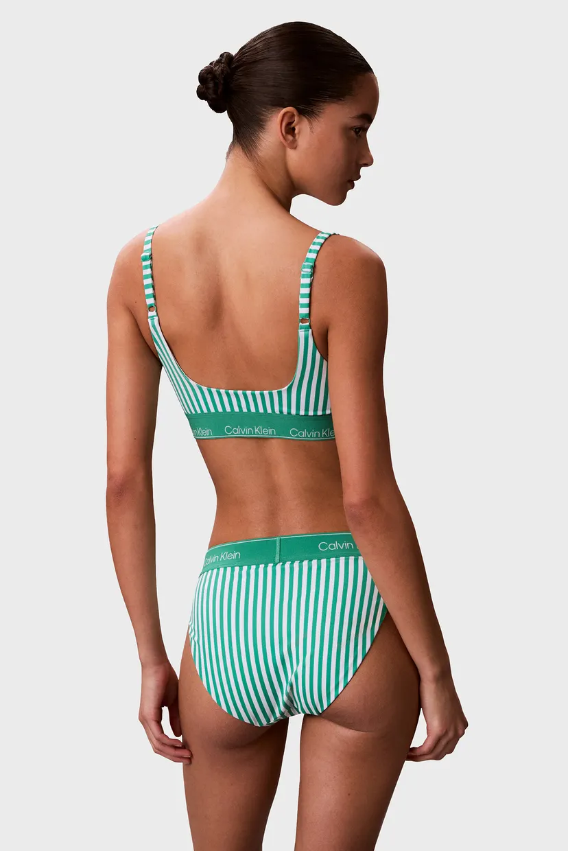 Жіночий ліф від купальника у смужку SQUARE NECK BRALETTE 3