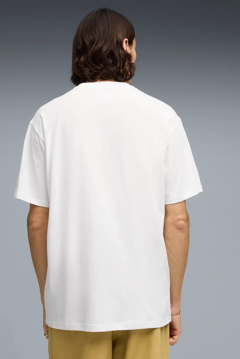 Мужская белая футболка PUMA x PORSCHE LEGACY Lifestyle Tee Men 3