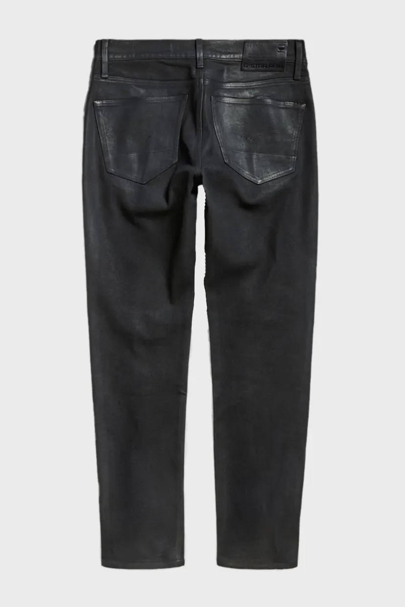 Чоловічі чорні джинси 3301 Slim 5