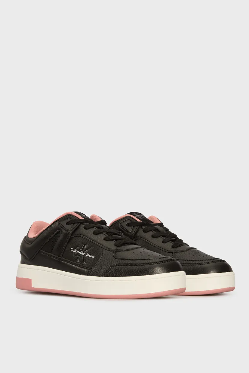 Женские черные сникерсы BASKET CUPSOLE LOW MIX 3