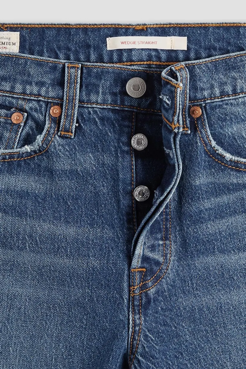Жіночі сині джинси Wedgie Straight 4