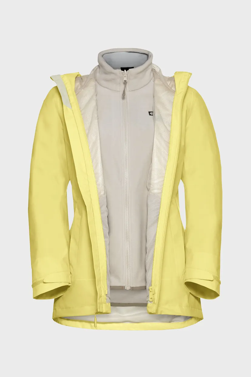 Женская желтая куртка 3в1 MOONRISE 3IN1 JKT W 8