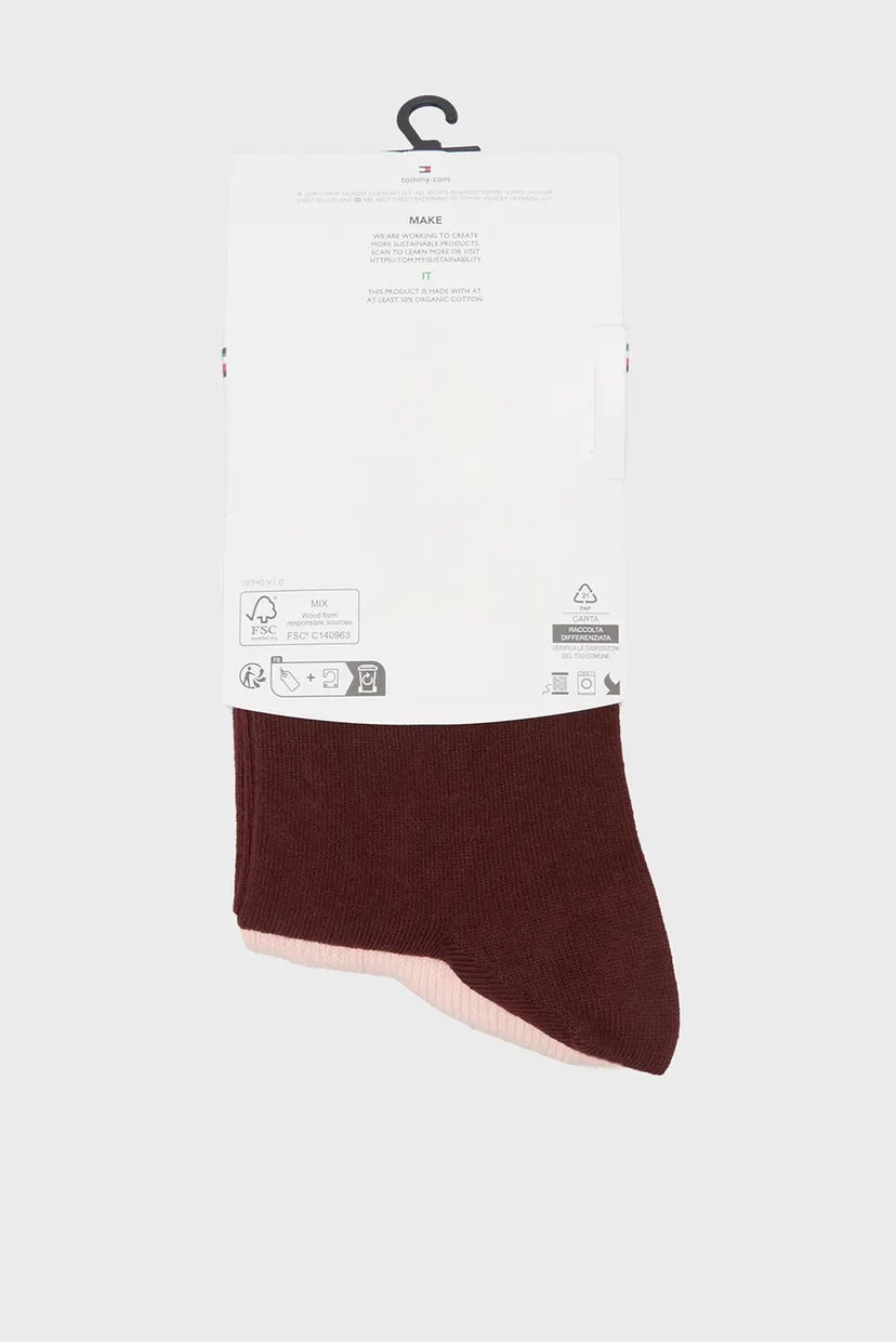 Жіночі шкарпетки (2 пари) TH WOMEN SHORT SOCK  BRETON STRIPE 3