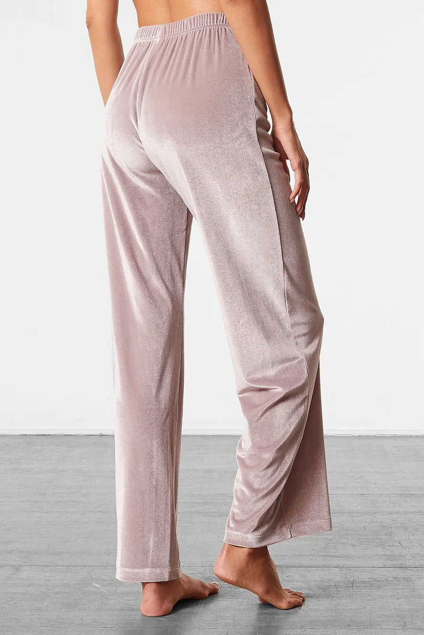 Женские пудровые брюки VELVETY 4
