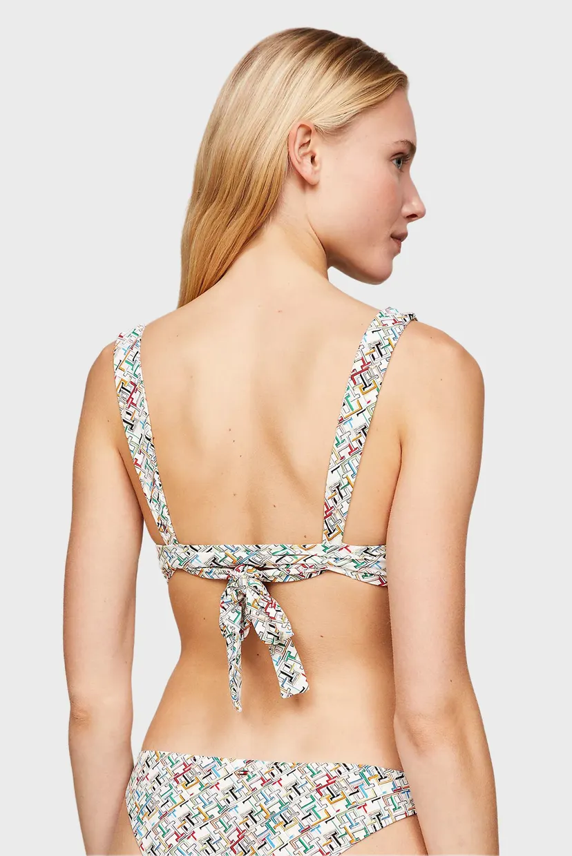 ‪♡m Жіночий ліф від купальника з візерунком FIXED TRIANGLE Tommy