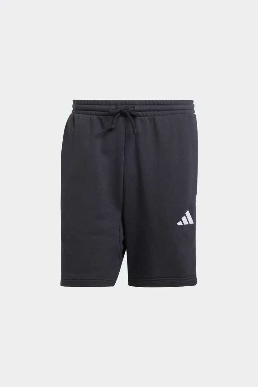 Мужские черные шорты Essential 3-Stripes French Terry 6