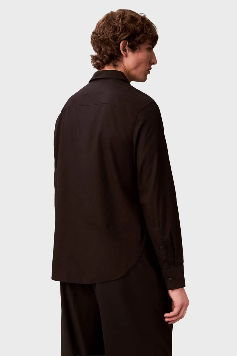Мужская черная рубашка JACQUARD EASY 3