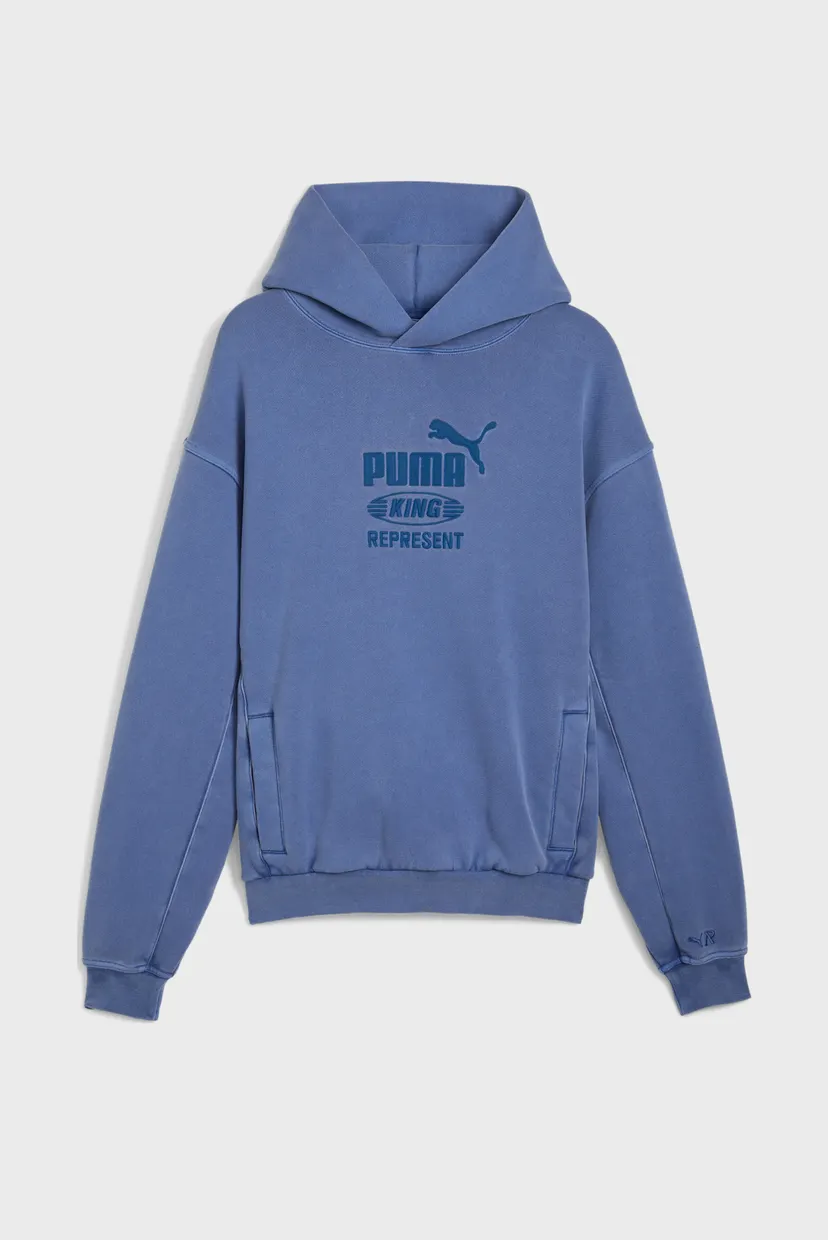 Мужское синее худи PUMA x REPRESENT Hoodie Men 6