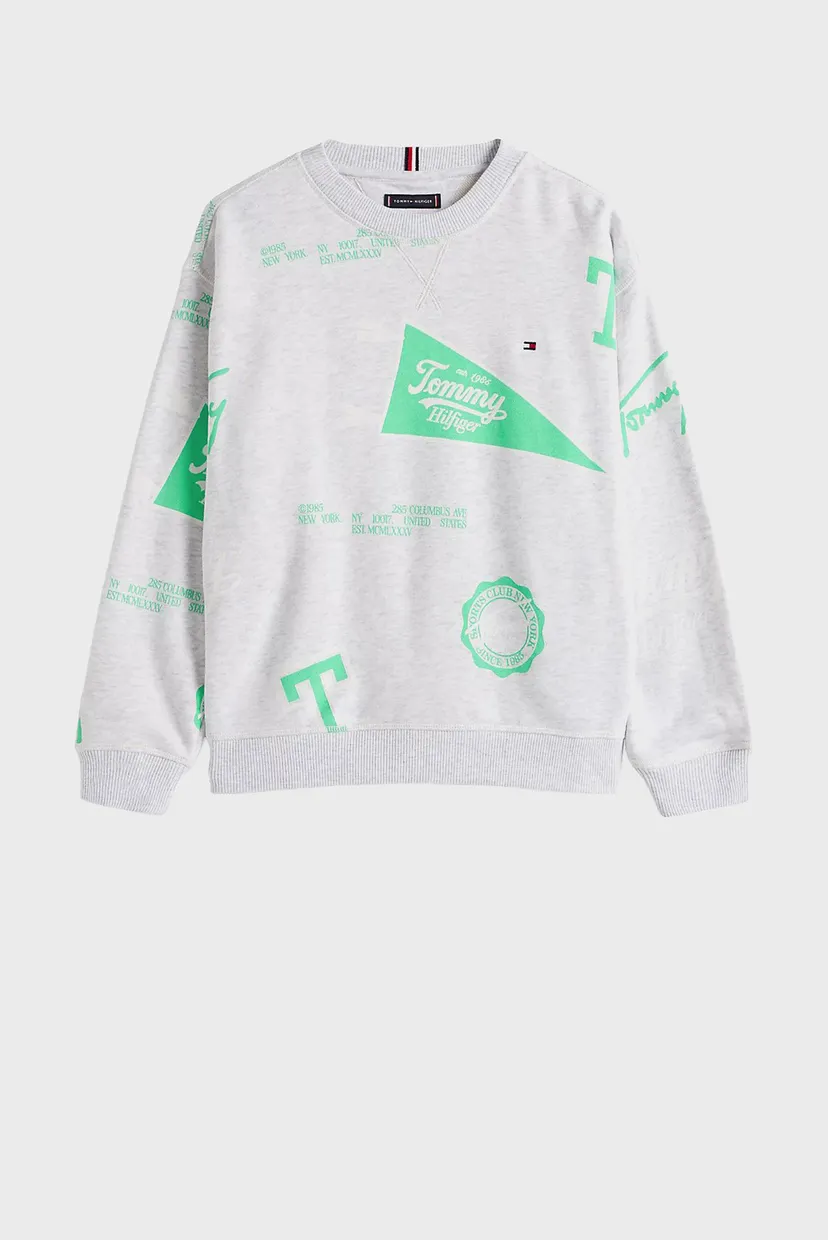 Дитячий сірий світшот ALL OVER PRINTED 5