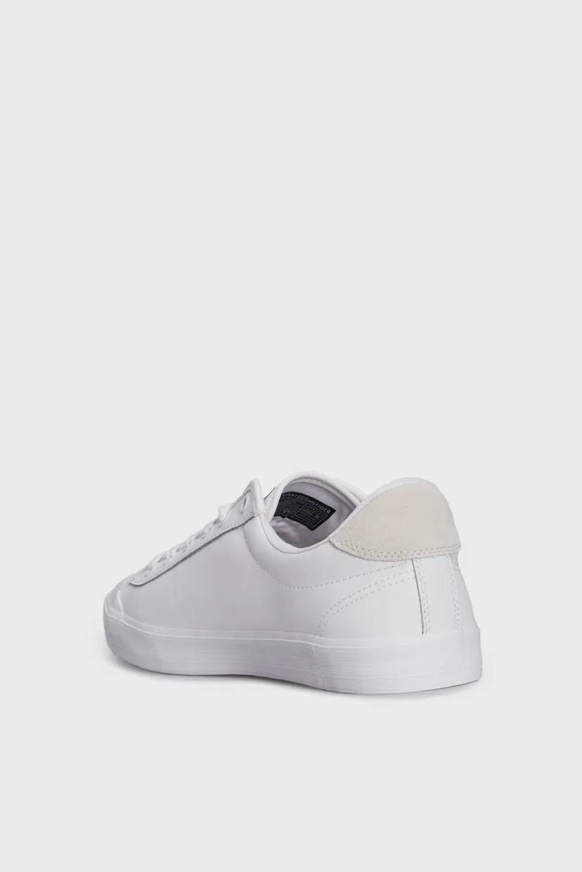 Мужские белые кожаные сникерсы TJM VULCANIZED BUMPER 5