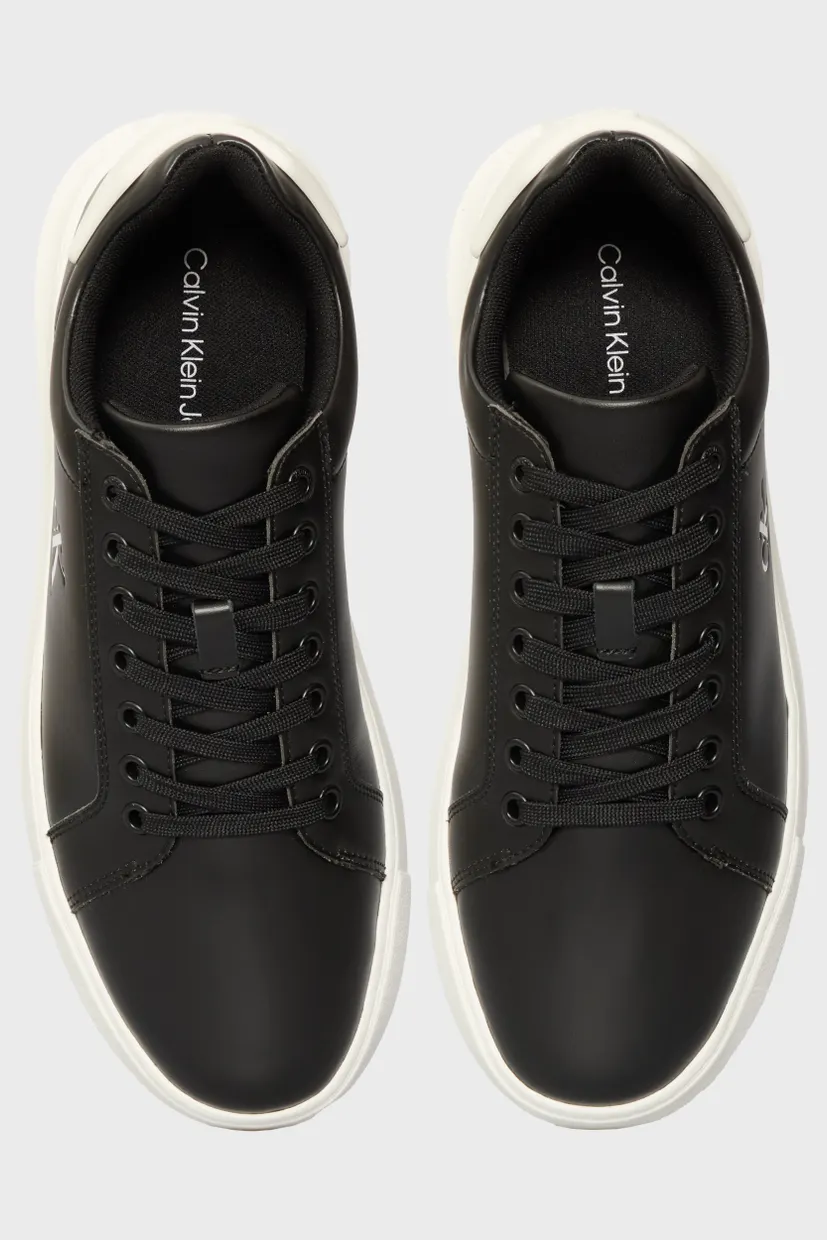 Мужские черные кожаные сникерсы CHUNKY CUPSOLE 4