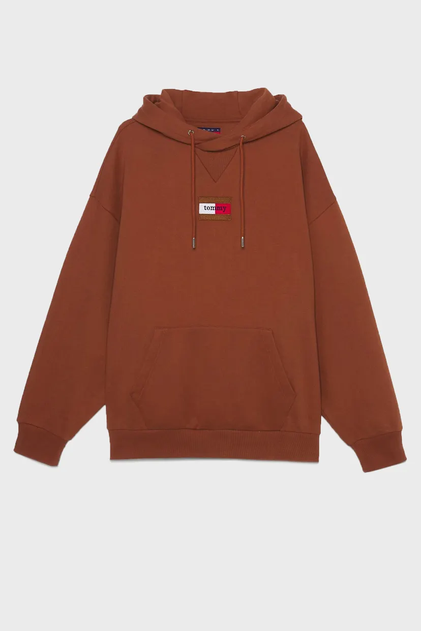 Коричневе худі TJCU ESS HOODIE GARMENT WASH (унісекс) 9