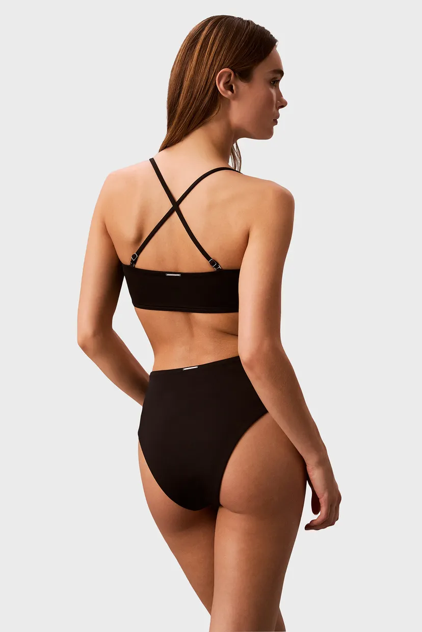 Женский черный лиф от купальника BANDEAU 3