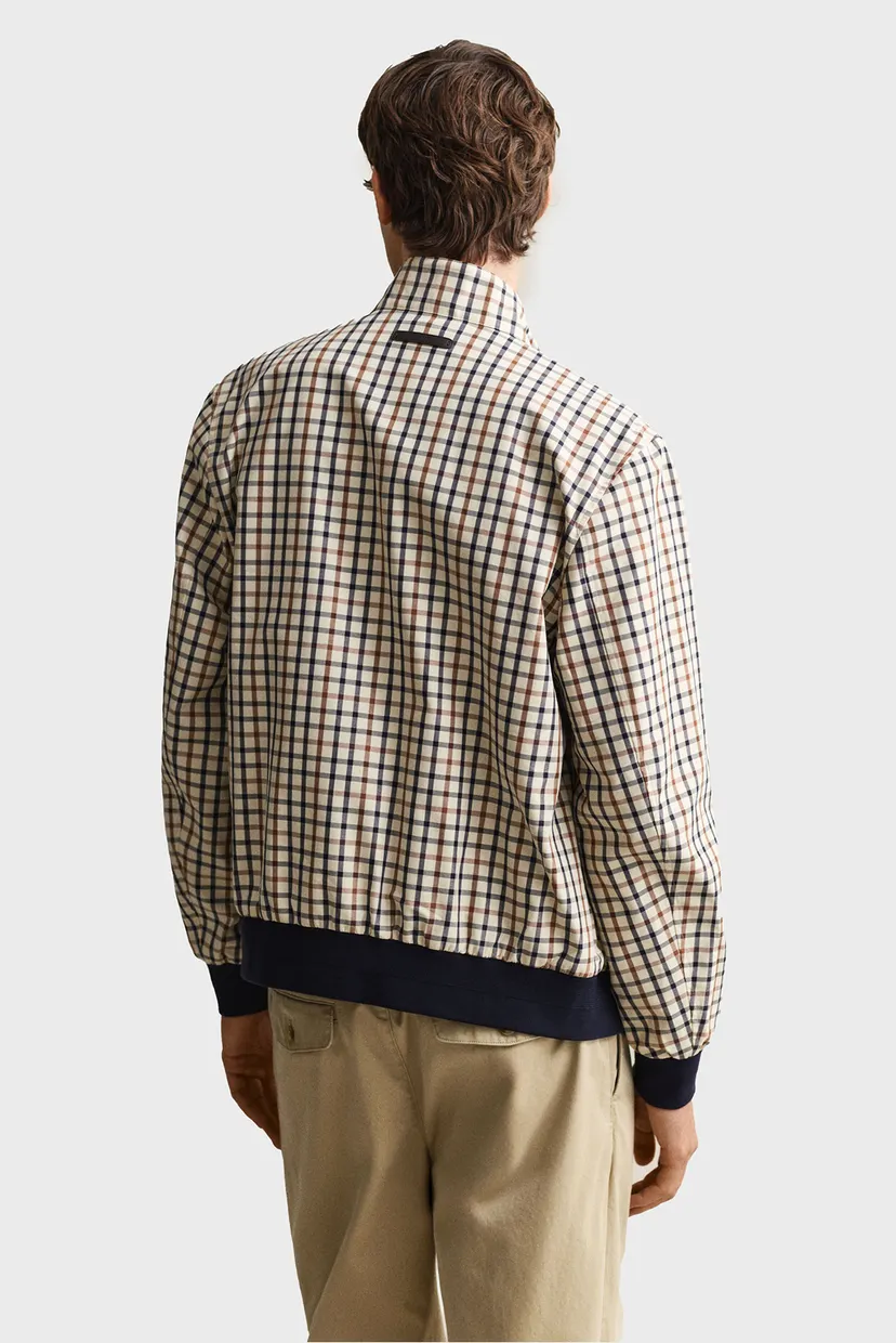 Чоловіча бежева картата куртка HARRINGTON 3