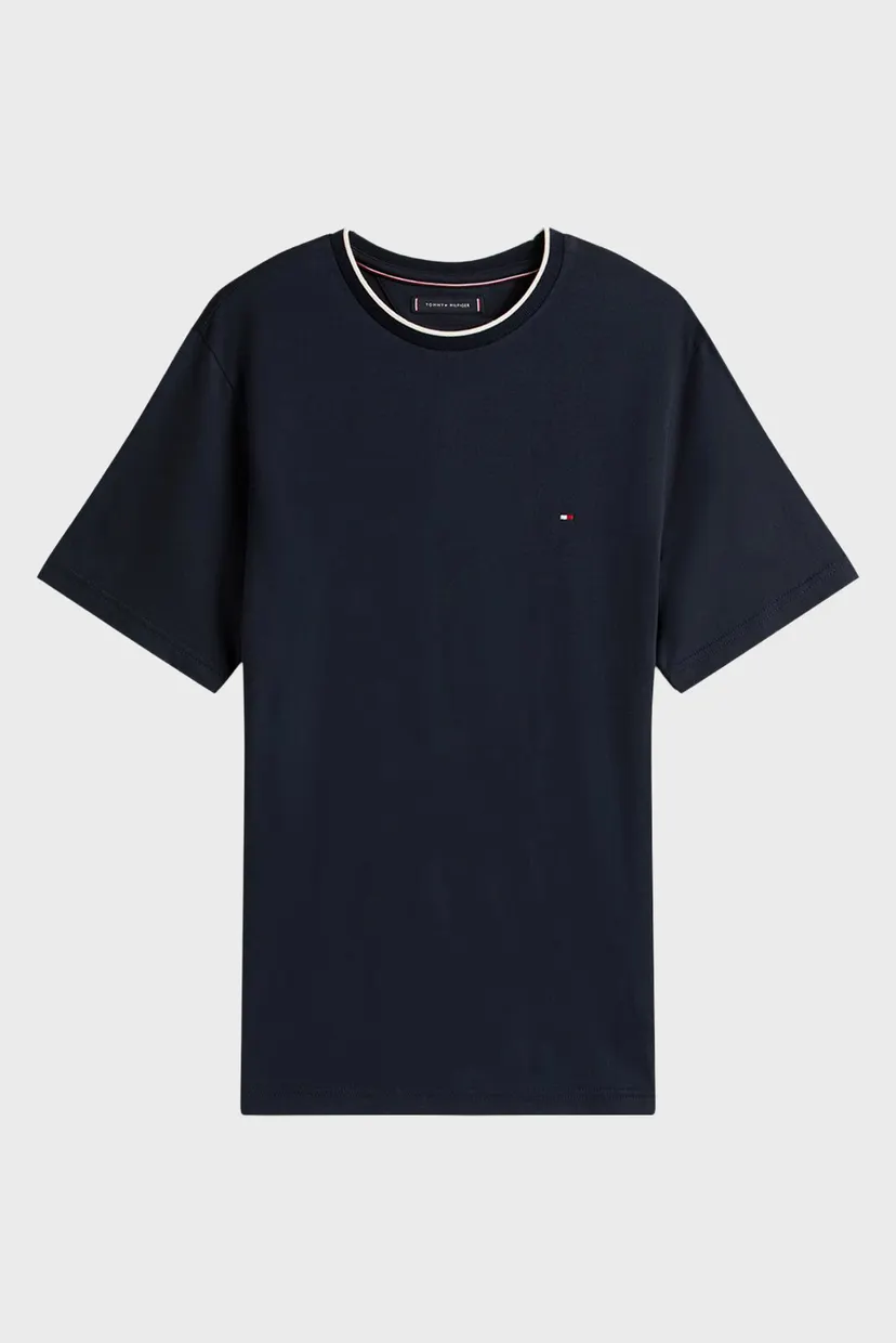 Чоловіча темно-синя футболка COTTON MODAL TEE 4