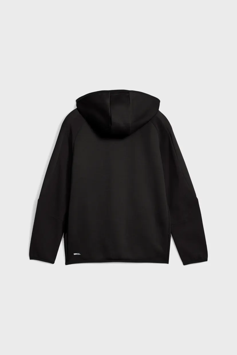 Детское черное худи Evostripe Full-Zip Hoodie Youth 5