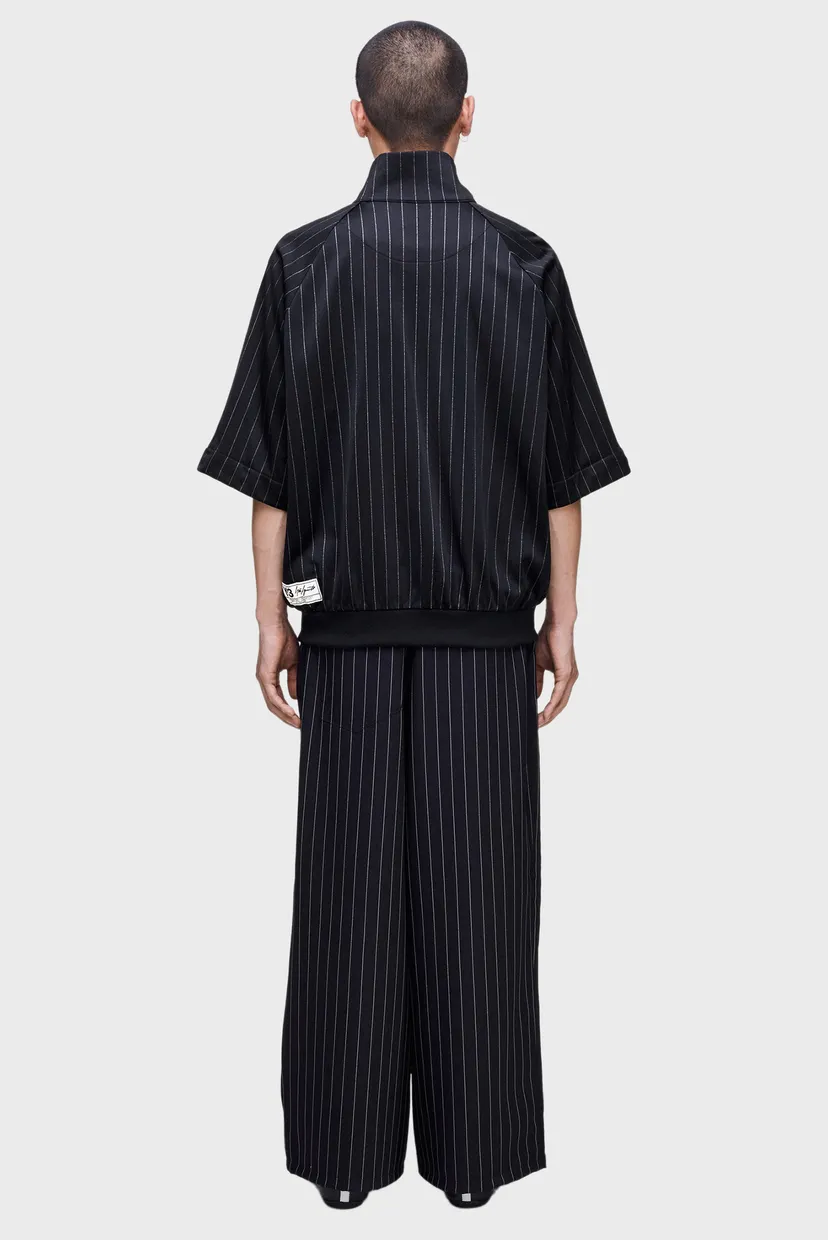 Черные спортивные брюки в полоску Y-3 SPORT UNIFORM PINSTRIPE (унисекс) 3
