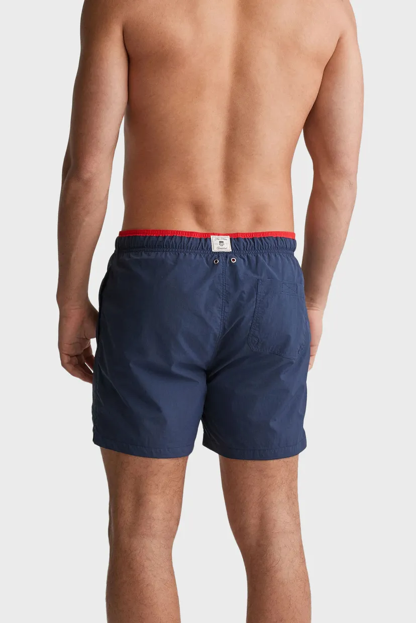 Чоловічі темно-сині плавальні шорти FLAG PRINT SWIM SHORTS 3