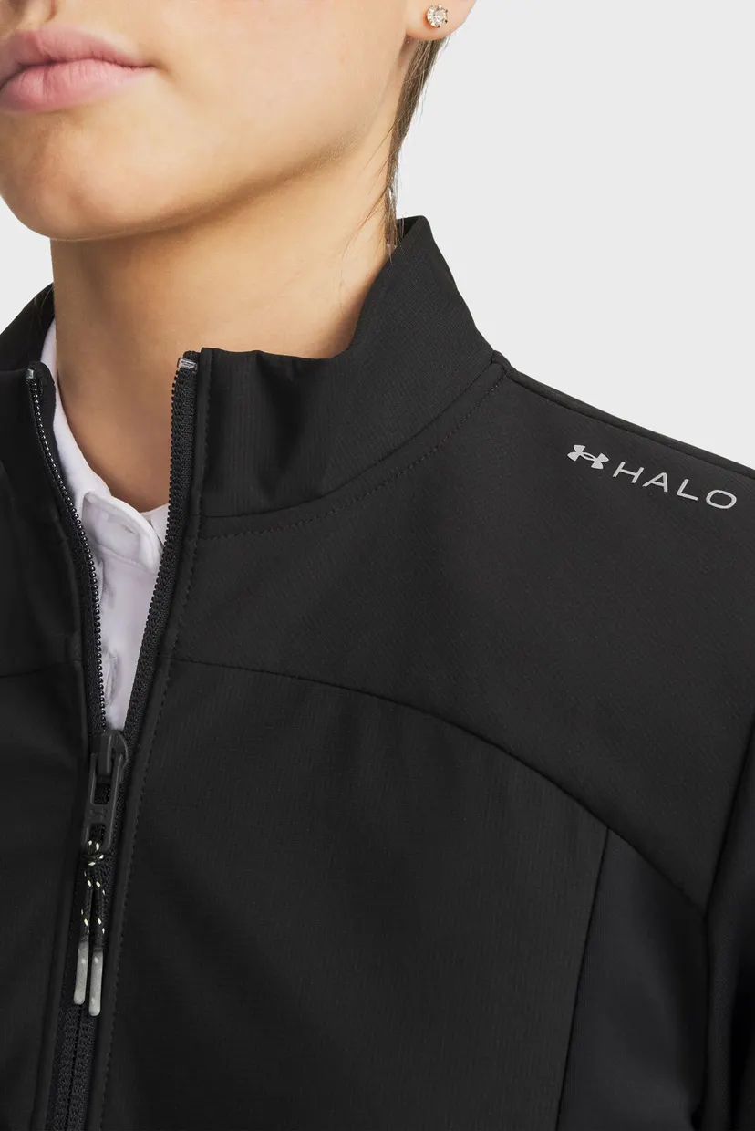 Женская черная ветровка UA Halo Hybrid Jacket 3