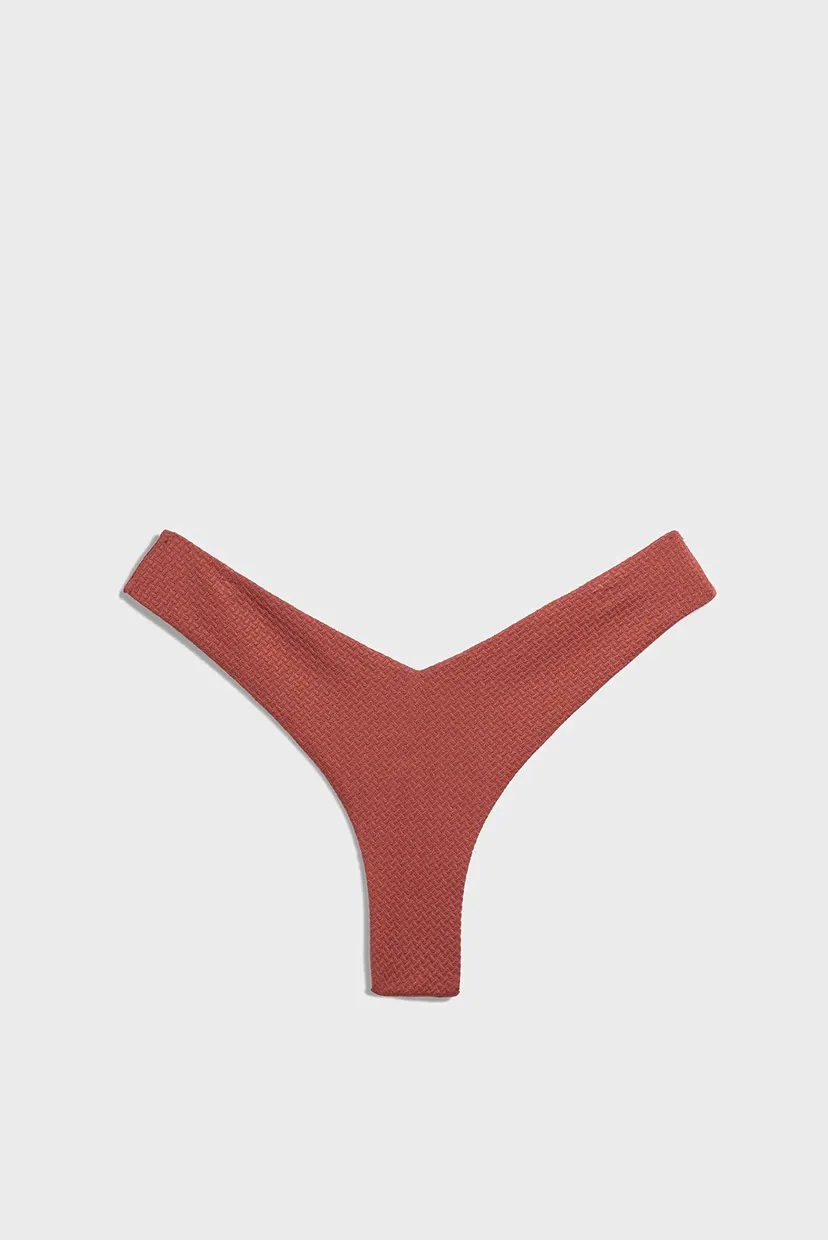 Жіночі теракотові трусики від купальника IDYLLIQUE 5