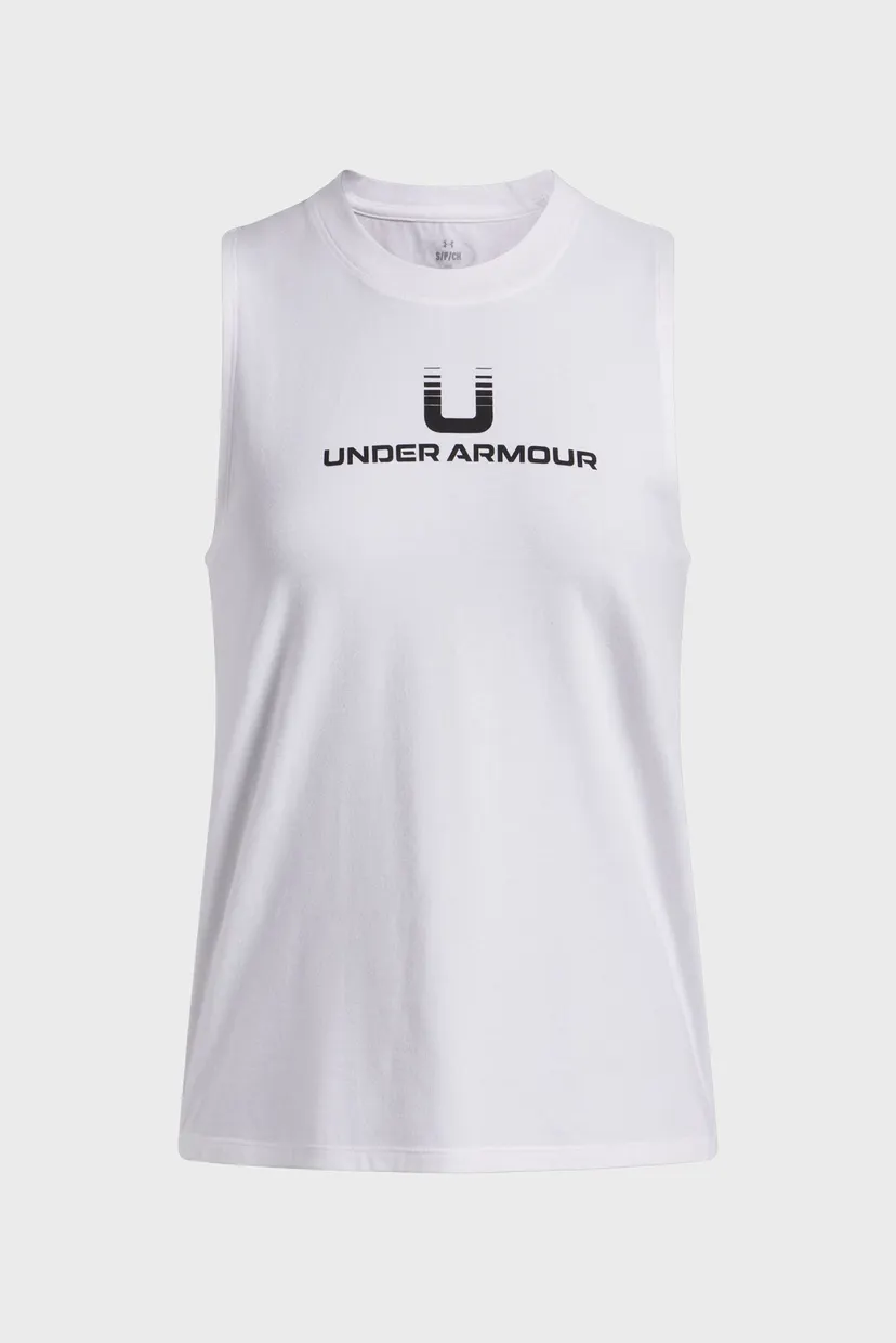 Жіноча біла майка UA Varsity U Tank 5