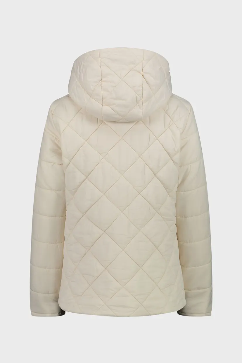 Женская белая двусторонняя куртка FIX HOOD TWILL 4