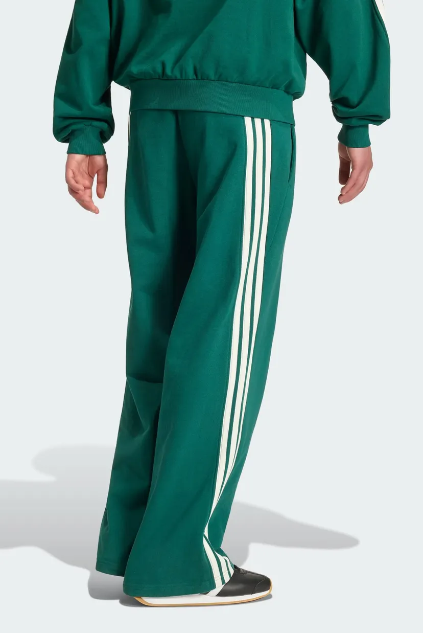 Чоловічі зелені спортивні штани ADIDAS KIT 3-STRIPES WIDE 3