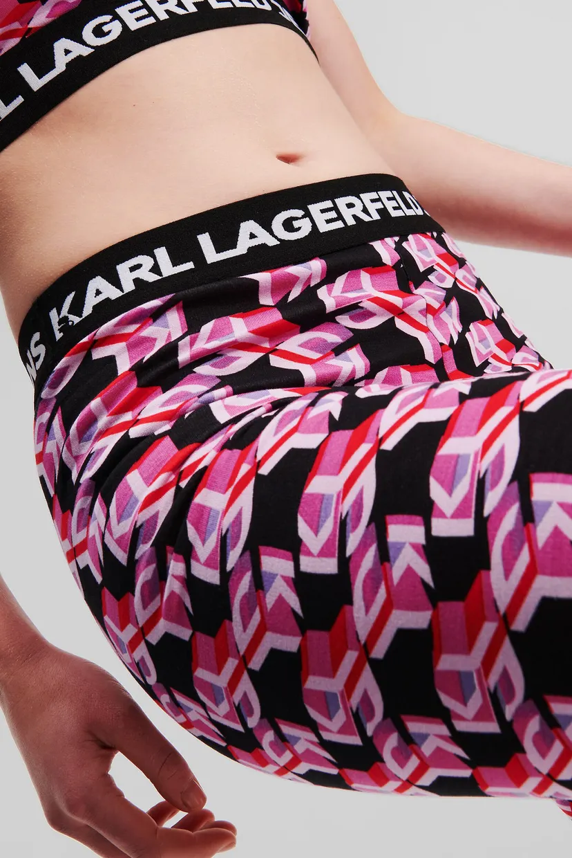 Жіночі велосипедки з візерунком KLJ MONOGRAM CYCLING SHORT 4