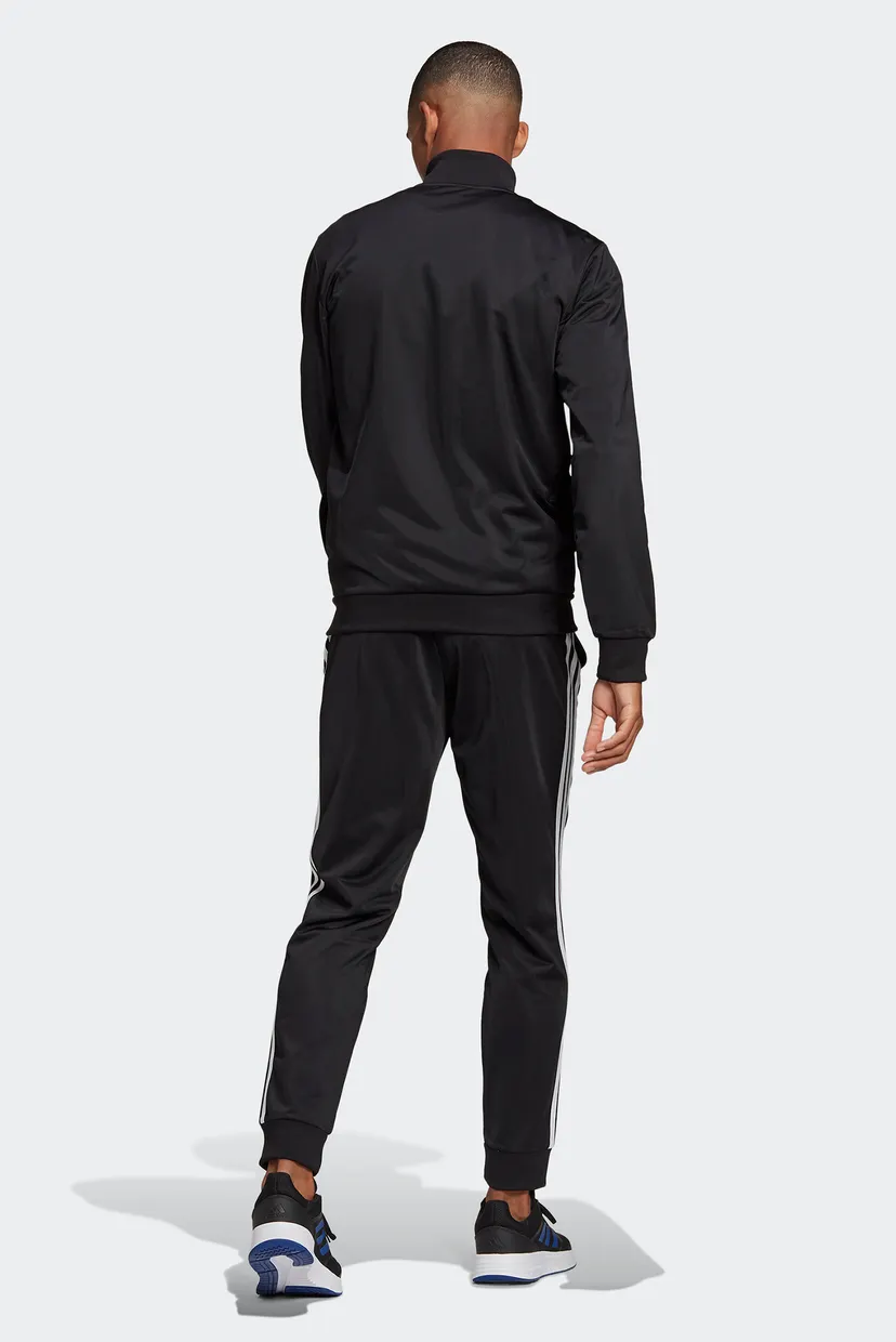Чоловічий чорний спортивний костюм (кофта, штани) Primegreen Essentials 3-Stripes 3