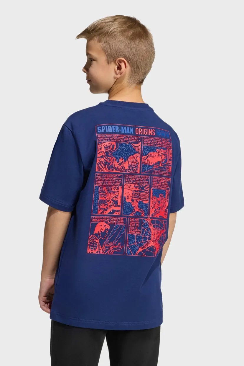 Дитяча темно-синя футболка ADIDAS MARVEL SPIDER-MAN GRAPHICS 3