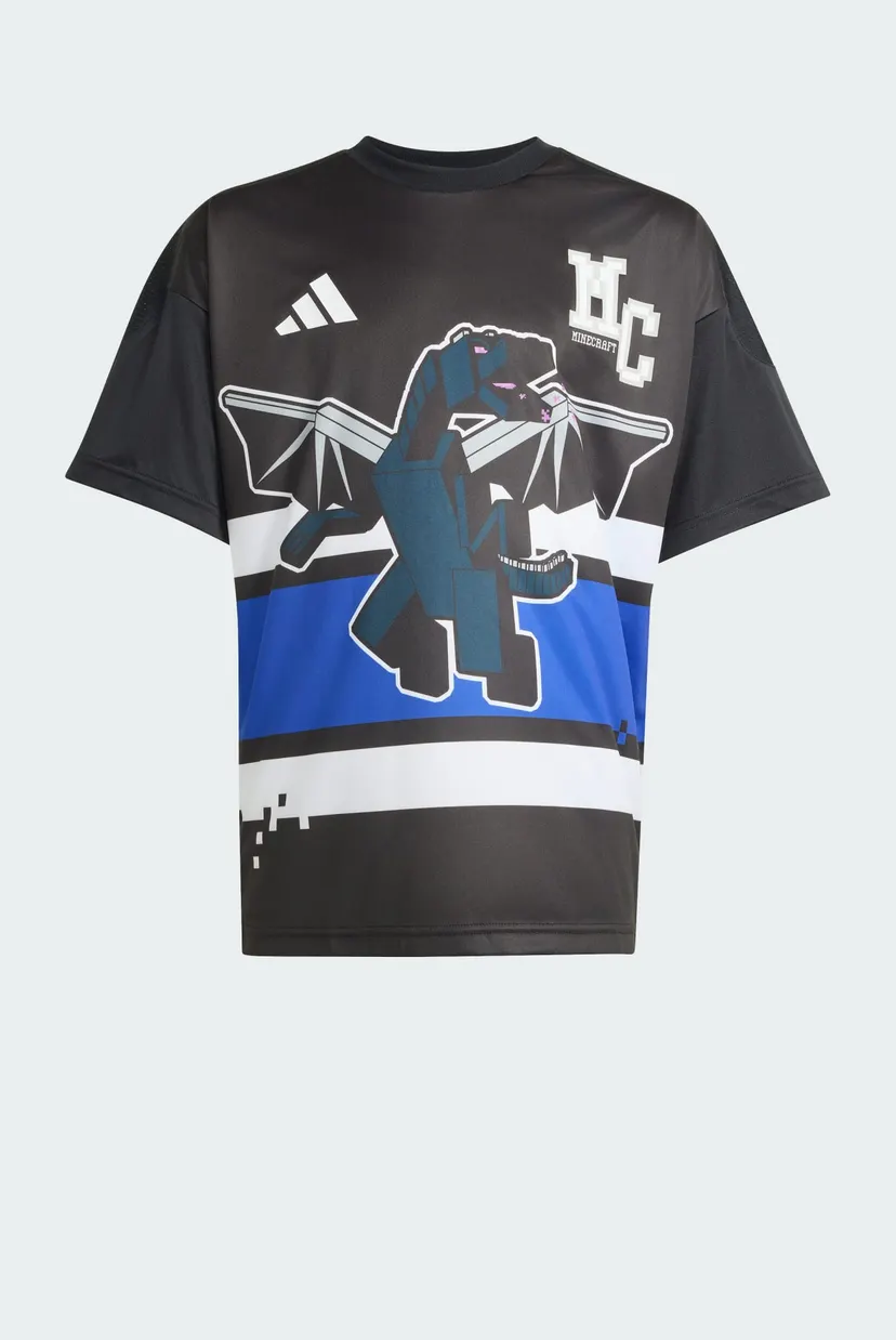 Детская черная футболка ADIDAS MINECRAFT 6