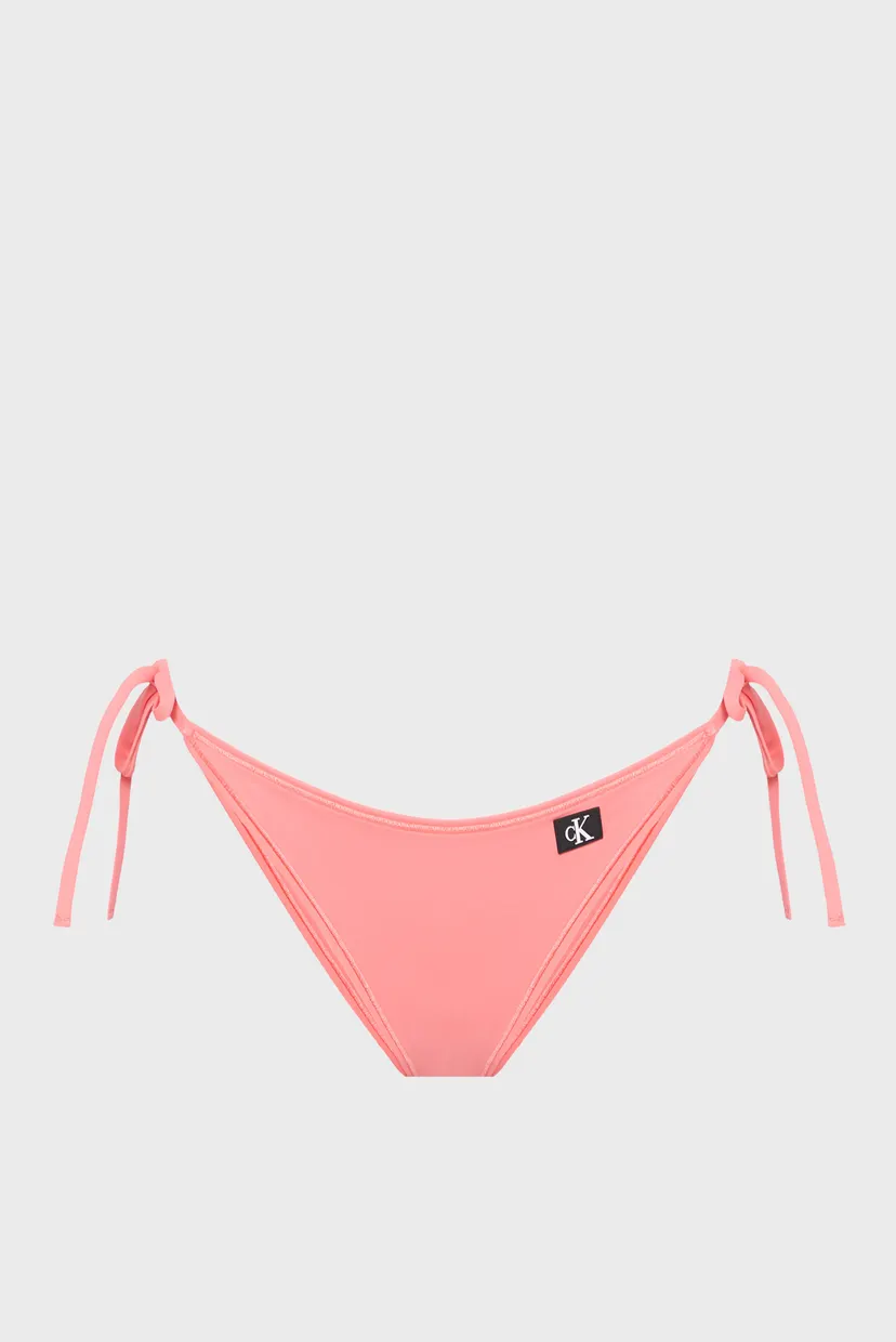 Жіночі коралові трусики від купальника STRING SIDE TIE 6