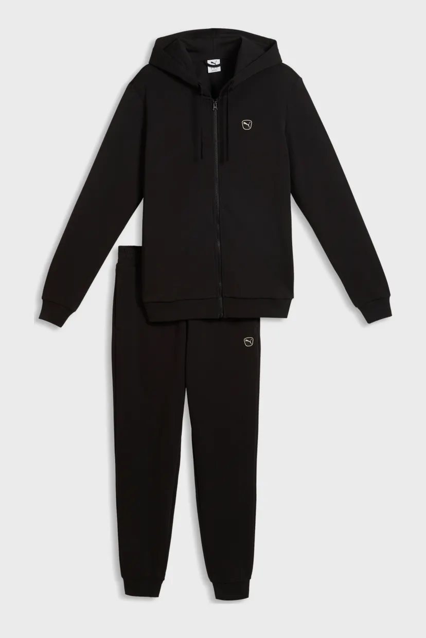 Чоловічий чорний спортивний костюм (худі, штани) Essentials Elevated Tracksuit Men 4
