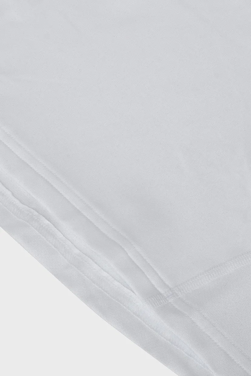 Мужской белый термореглан UA CG Armour Fitted Mock-WHT 6