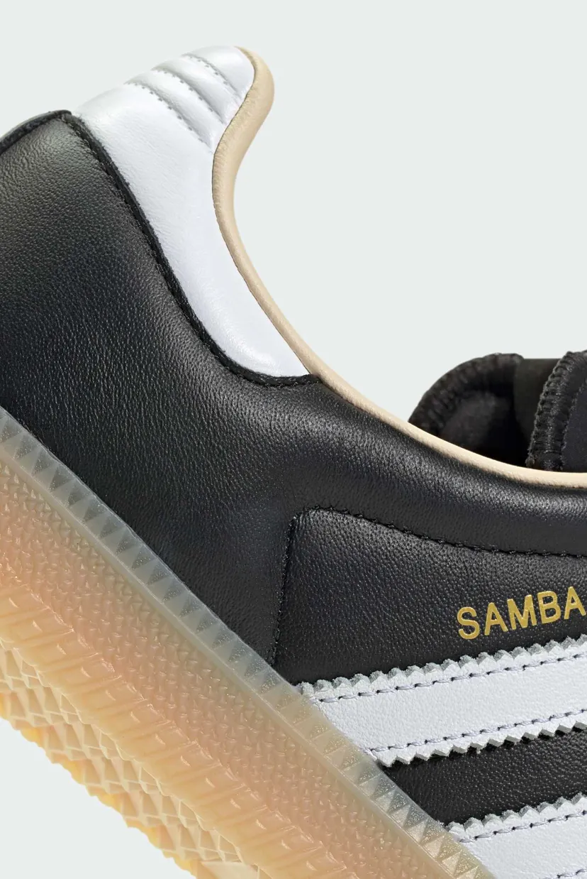 Мужские черные кожаные сникерсы Samba OG 8