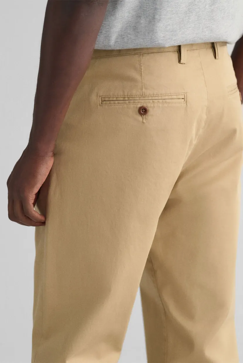 Мужские бежевые чиносы REGULAR TWILL CHINOS 6