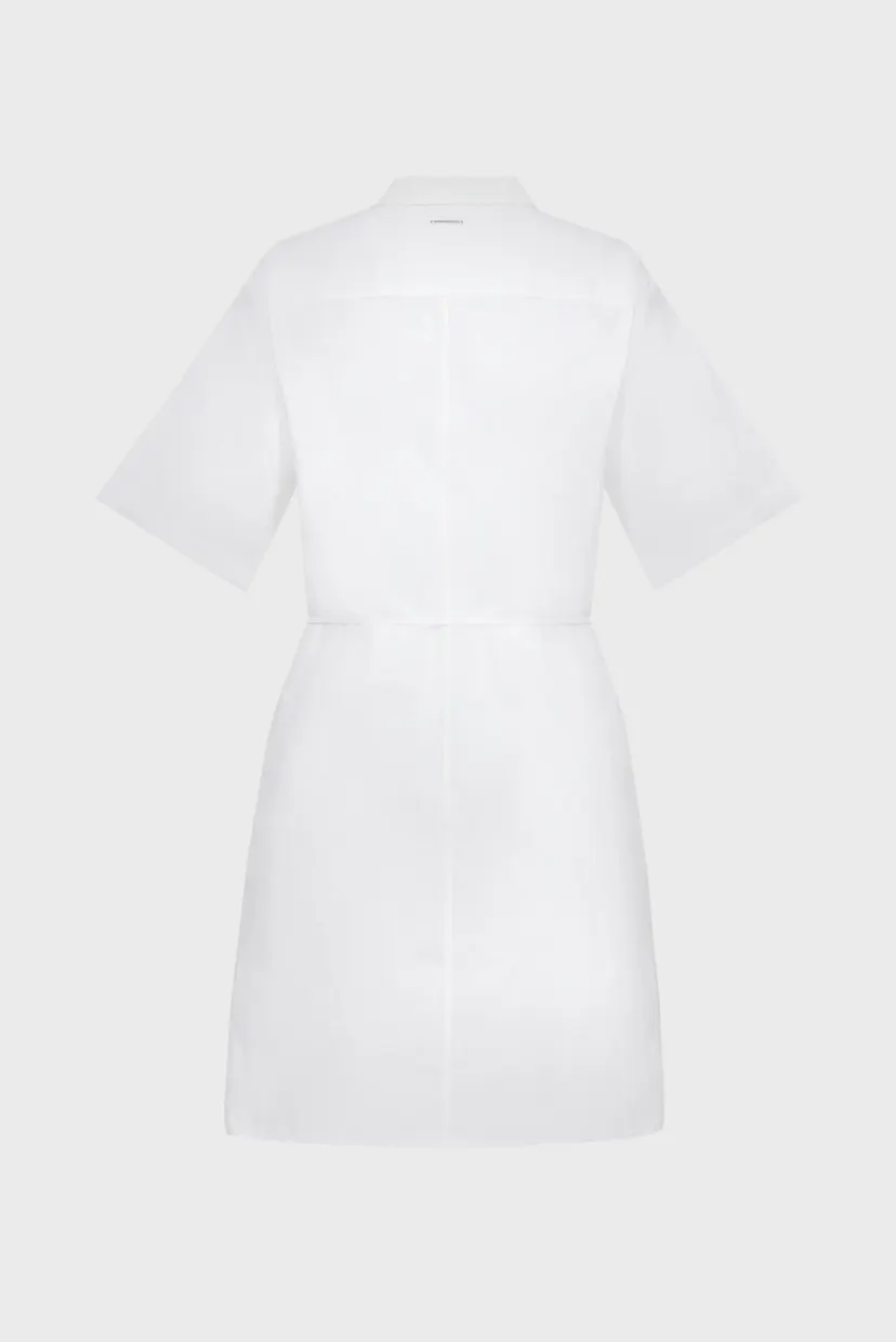 Женское белое платье LINEN BLEND RELAXED 6