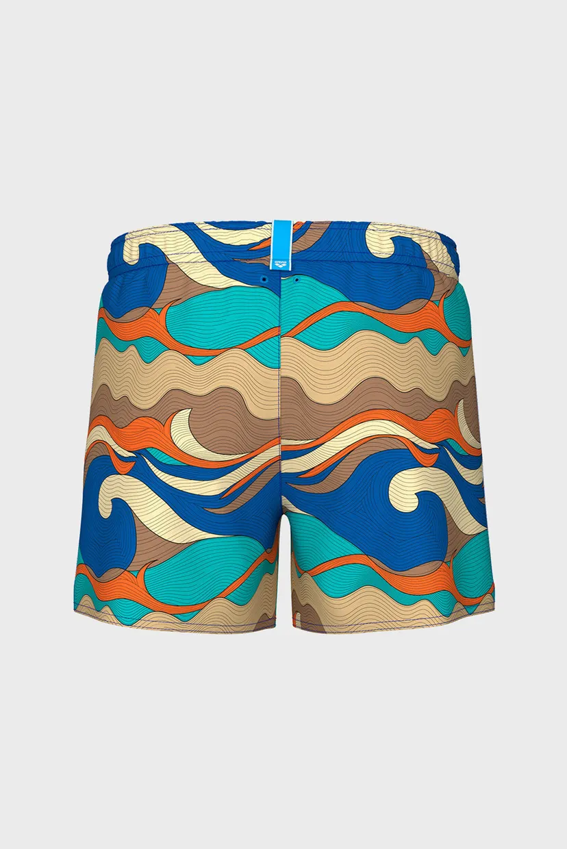 Чоловічі плавальні шорти з візерунком WATER PRINTS BEACH SHORT AO 7