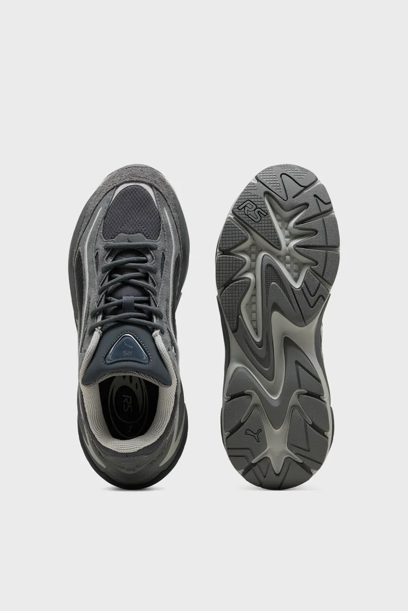 Темно-серые кроссовки RS Surge Hairy Suede Sneakers Unisex 4