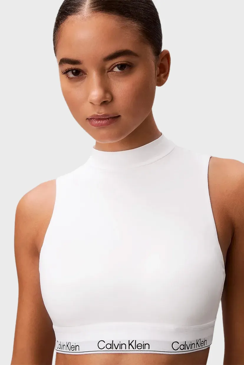 Жіночий білий топ LIGHTLY LINED MOCKNECK BRALETTE 4