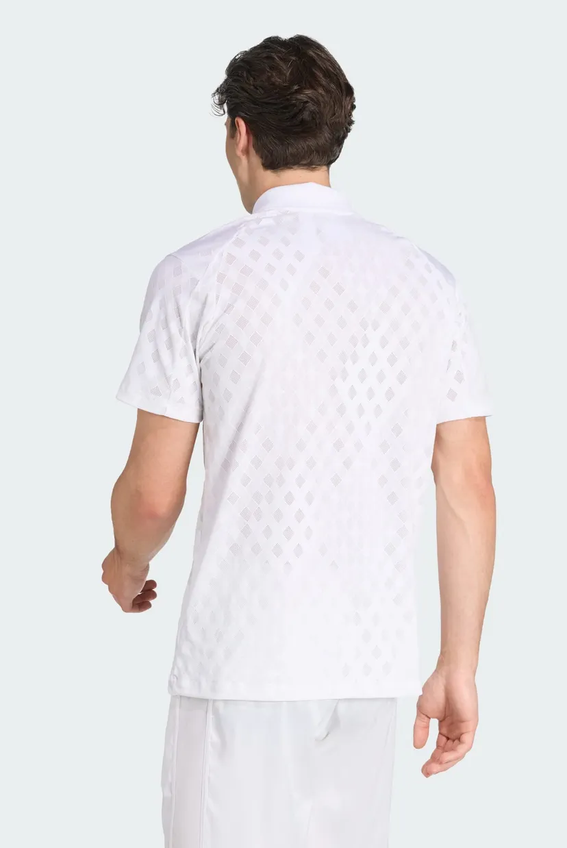 Мужское белое поло Tennis Pro Climacool+ FreeLift 3