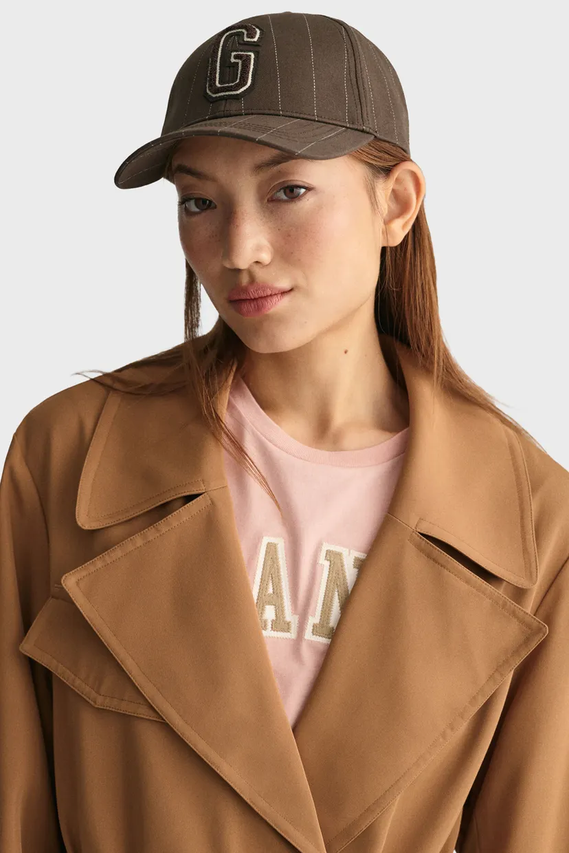Жіночий бежевий плащ FLUID BELTED COAT 4