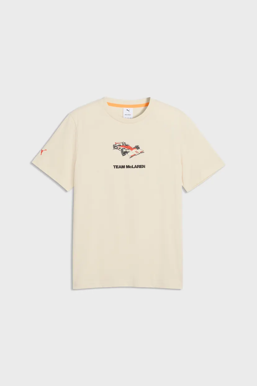 Мужская бежевая футболка McLAREN RACING Graphic Tee Men 4