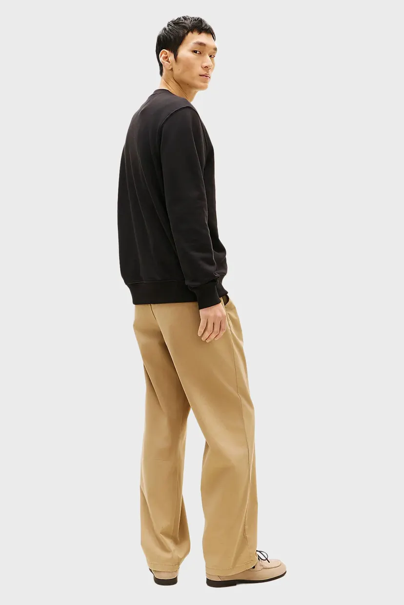 Мужской черный свитшот ESSENTIAL TERRY CREWNECK 3