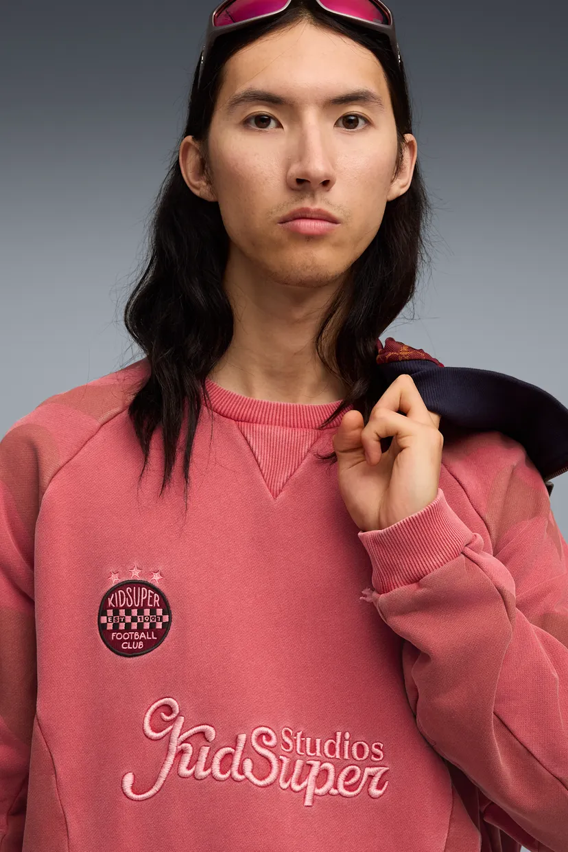Чоловічий червоний світшот PUMA x KIDSUPER Crew Sweat Men 4