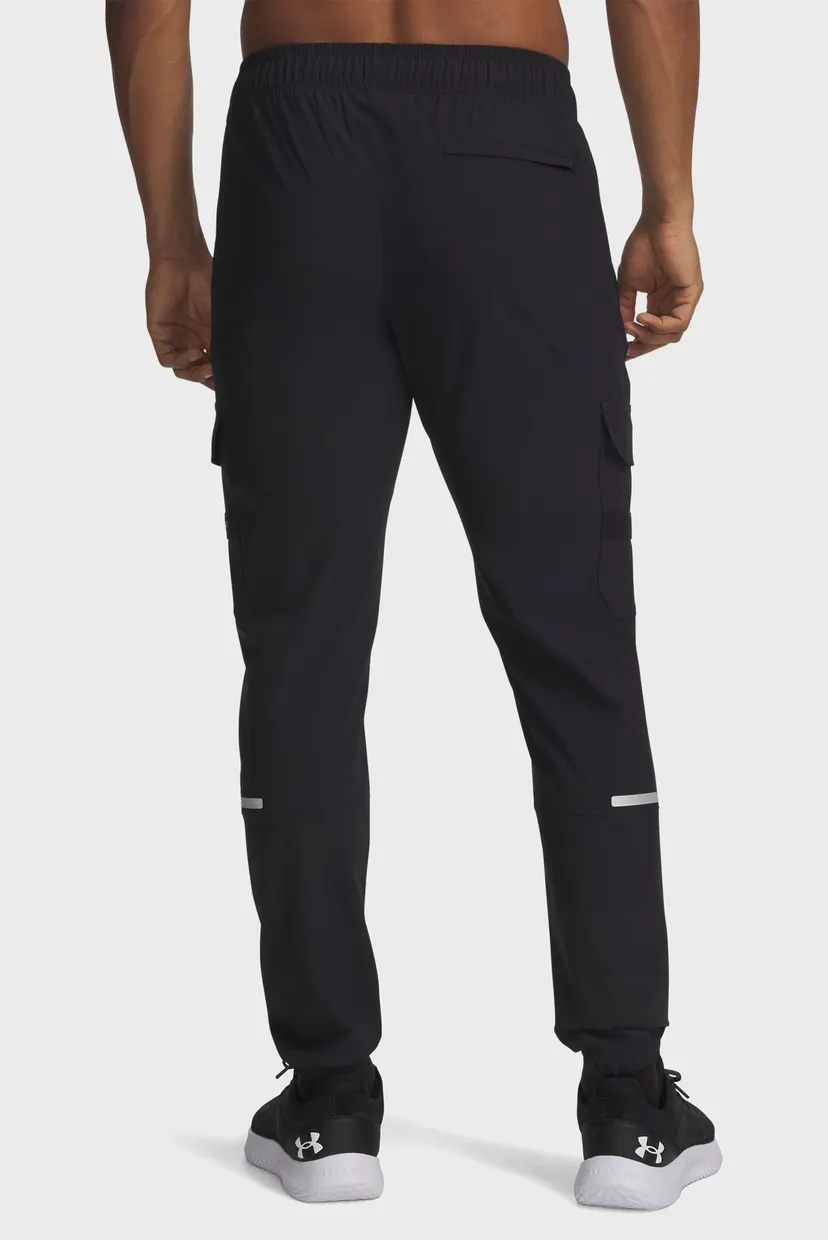 Мужские черные спортивные брюки UA Tech Utility Woven Pant 3