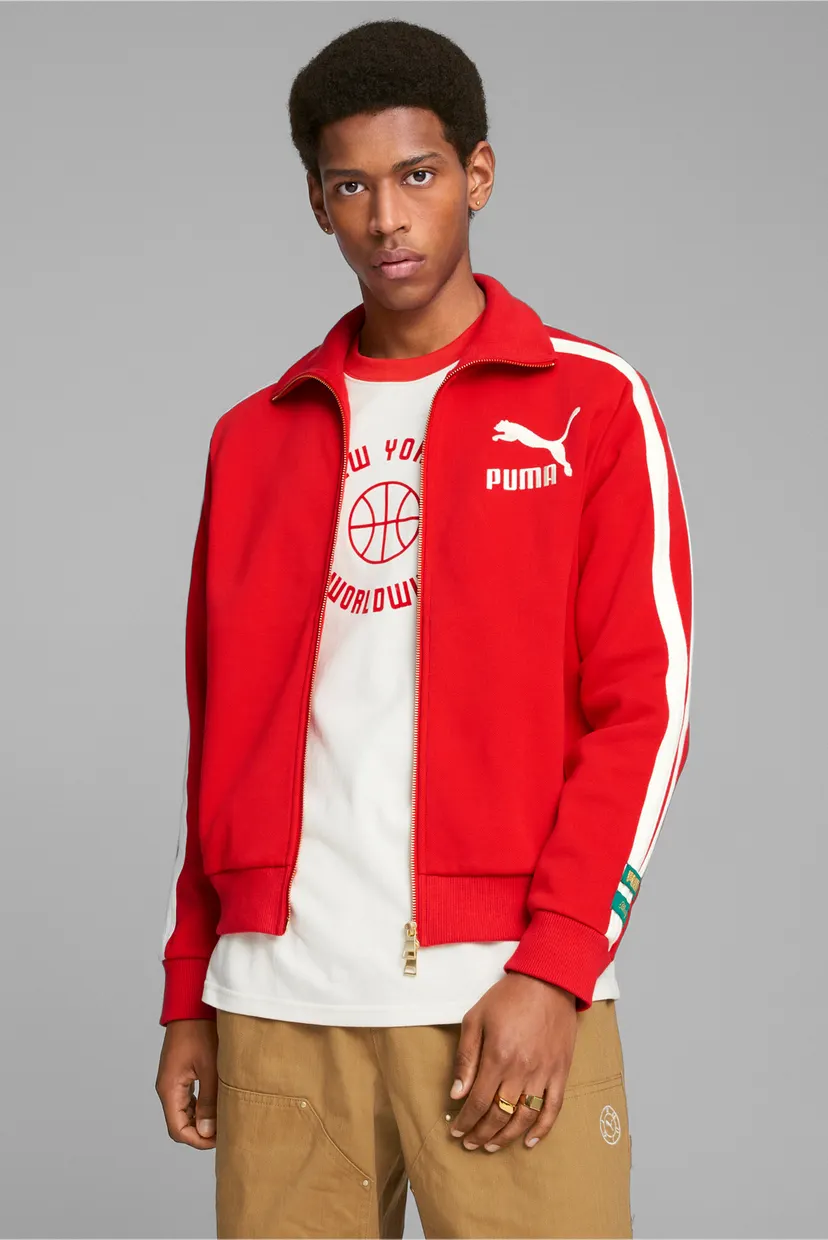 Puma Düsseldorf サイン入りジャージ F95 Мужская красная спортивная кофта PUMA x RHUIGI T7 Track Top Men