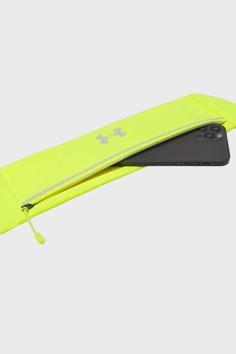 Салатова поясна сумка UA Velociti Run Belt-YLW 4