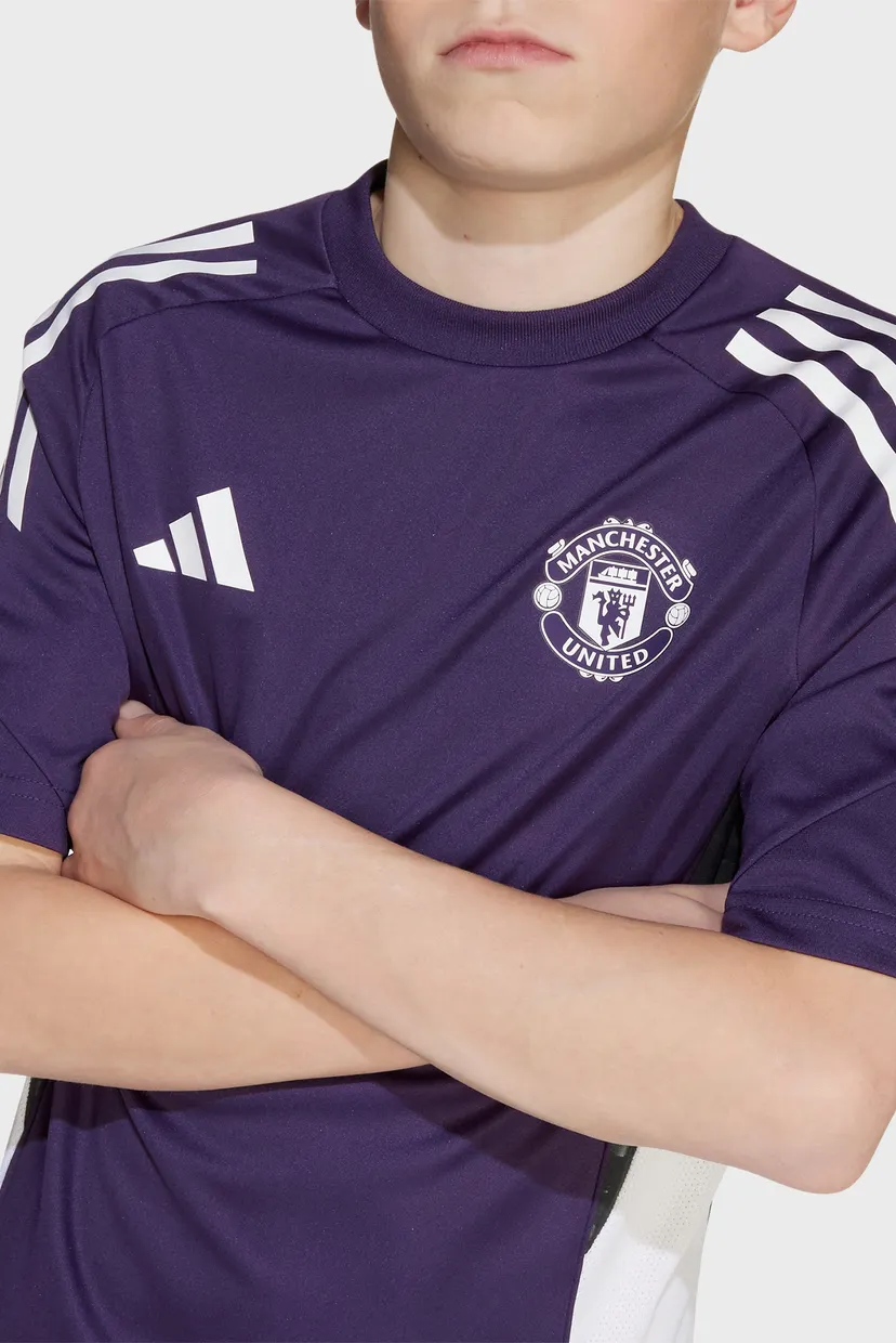 Дитяча фіолетова футболка Manchester United Tiro 25 Competition Training Kids 5